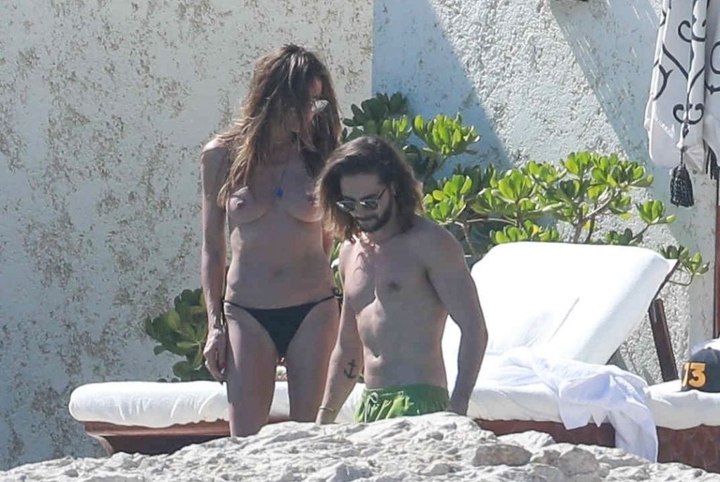 Topless Heidi Klum pictures: making out with her new boy toy  gallery, pic 180