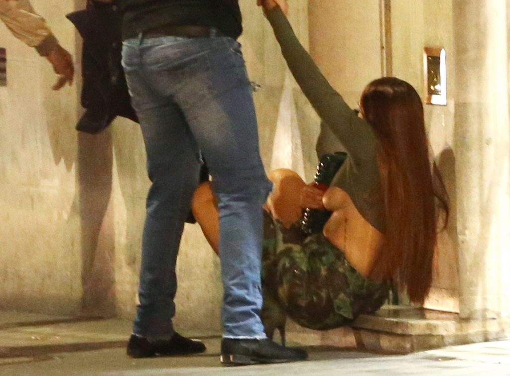 Jesy Nelson's big tits fall out as she's leaving Tape Nightclub gallery, pic 2