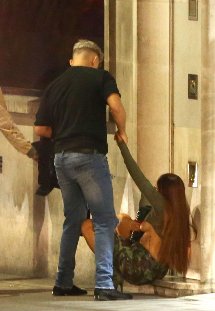 Jesy Nelson's big tits fall out as she's leaving Tape Nightclub gallery, pic 12