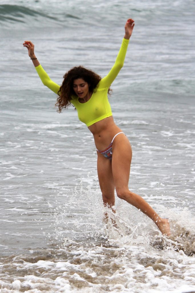 Blanca Blanco showcasing her insane bikini body at the beach in Malibu gallery, pic 28