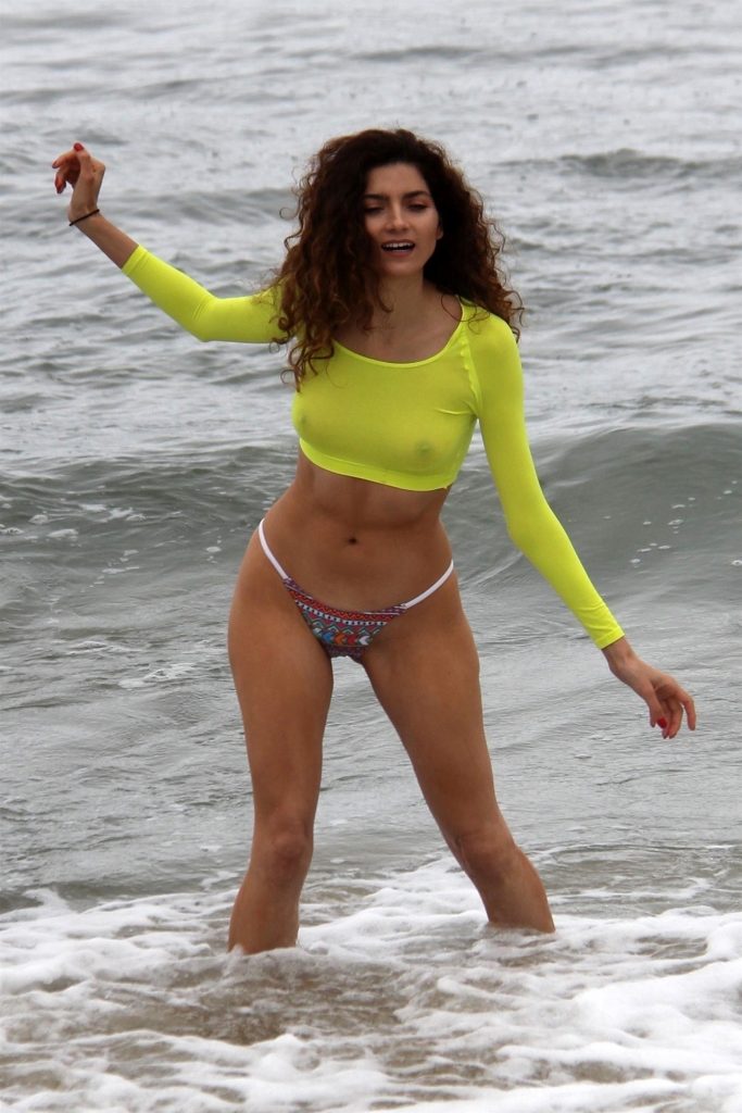 Blanca Blanco showcasing her insane bikini body at the beach in Malibu gallery, pic 52