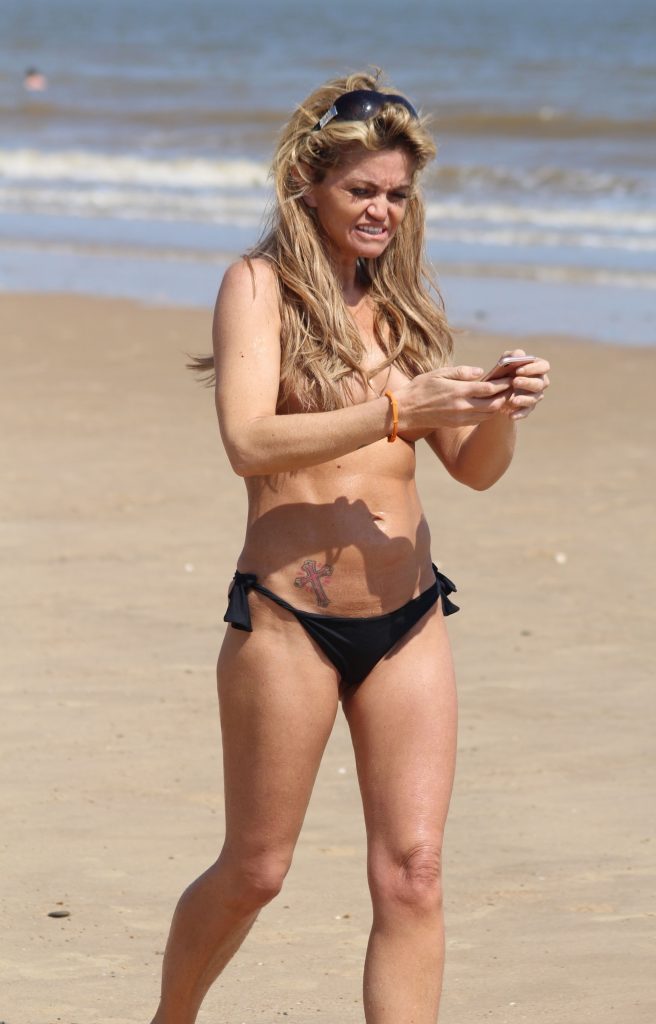 Topless Danniella Westbrook pictures from the beach in Clacton on Sea gallery, pic 20