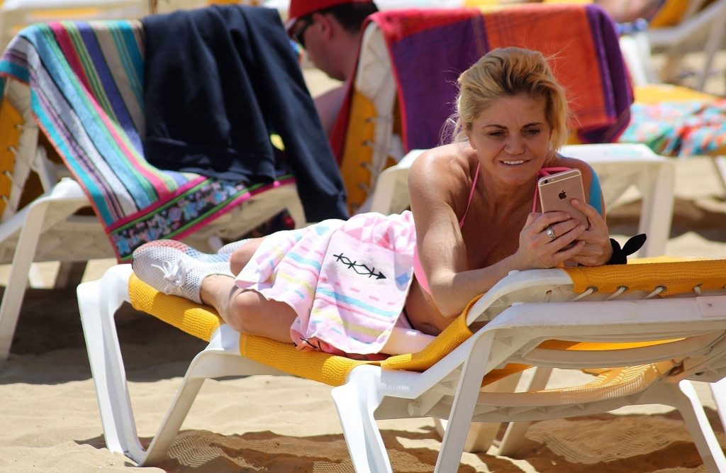 Topless Danniella Westbrook pictures from the beach in Spain  gallery, pic 48