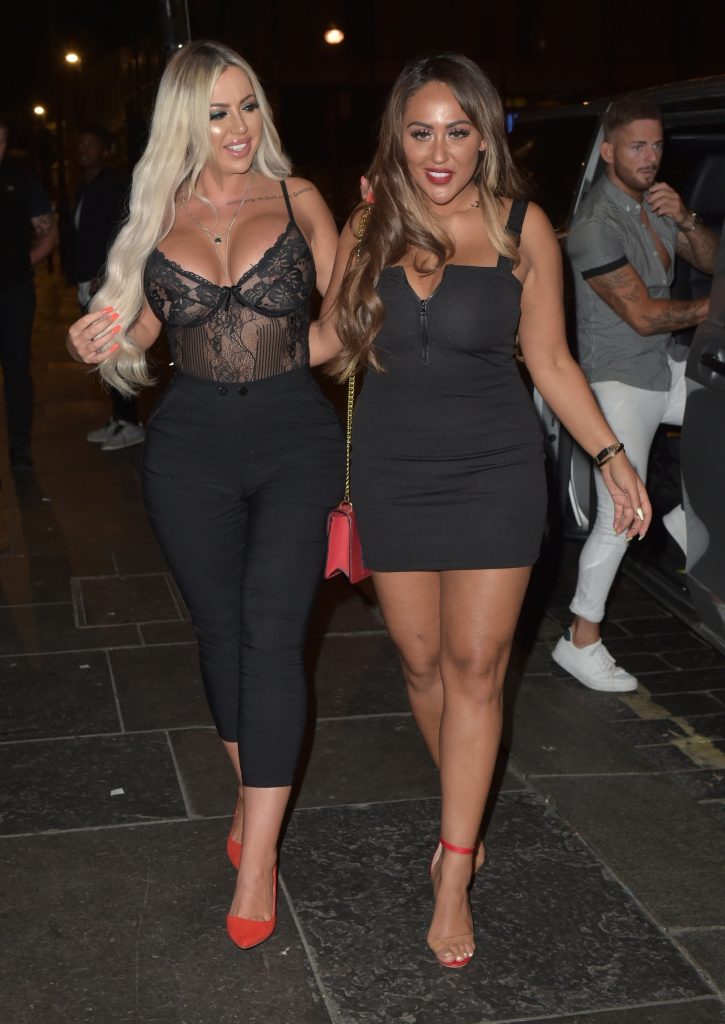 Horny blond-haired hottie Holly Hagan stuns in a see-through black top gallery, pic 32