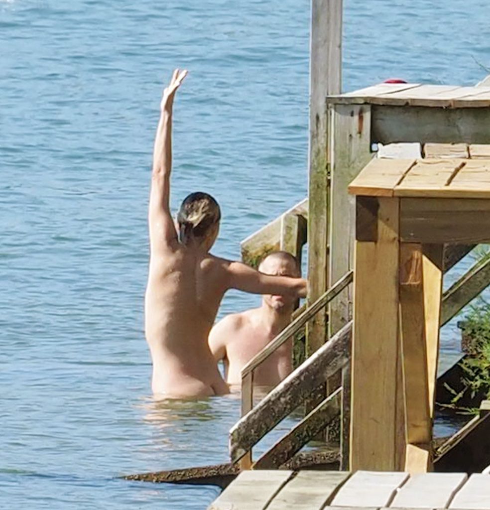 Marion Cotillard skinny dipping in the ocean - Cap-Ferret, France gallery, pic 44