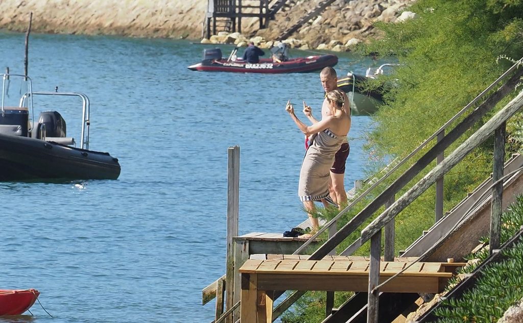 Marion Cotillard skinny dipping in the ocean - Cap-Ferret, France gallery, pic 72