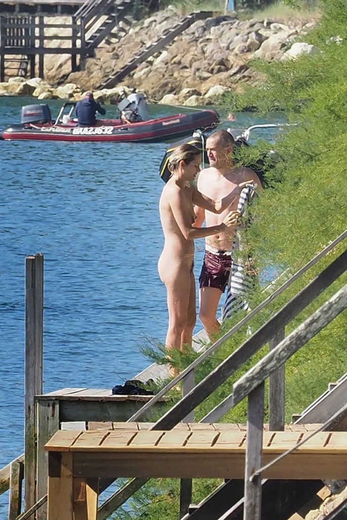 Marion Cotillard skinny dipping in the ocean - Cap-Ferret, France gallery, pic 96