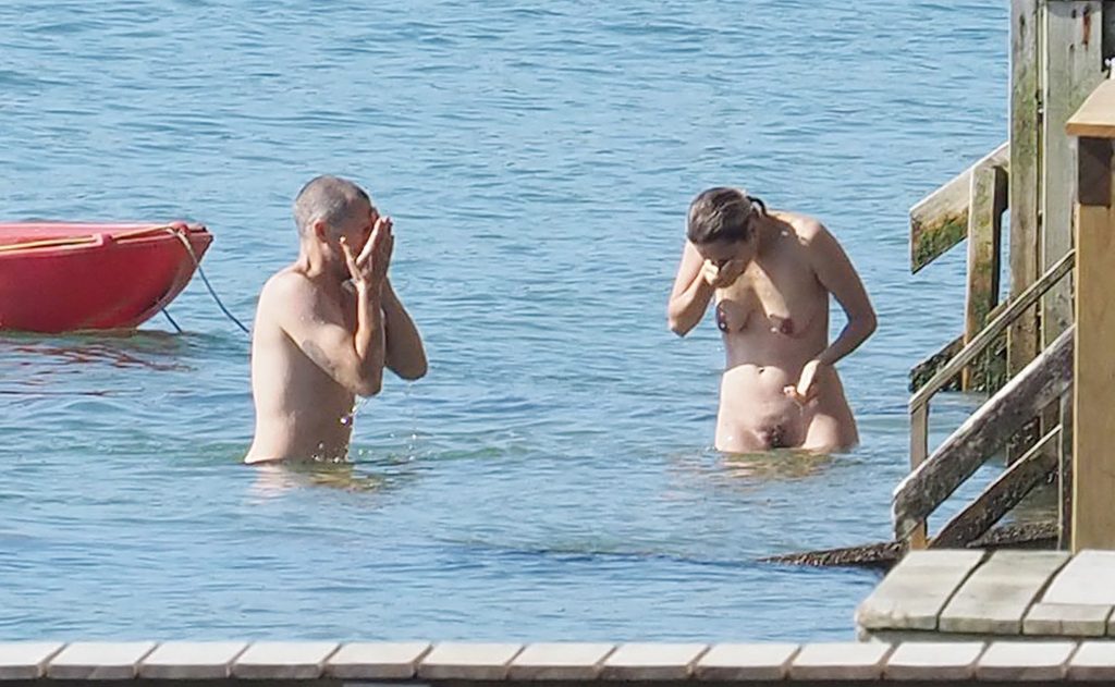 Marion Cotillard skinny dipping in the ocean - Cap-Ferret, France gallery, pic 114