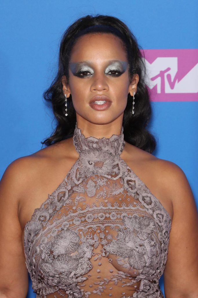 Dascha Polanco shows off her big tits in a see-through dress gallery, pic 22