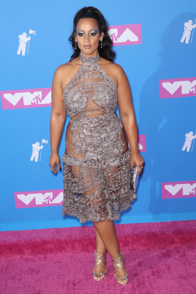 Dascha Polanco shows off her big tits in a see-through dress gallery, pic 28