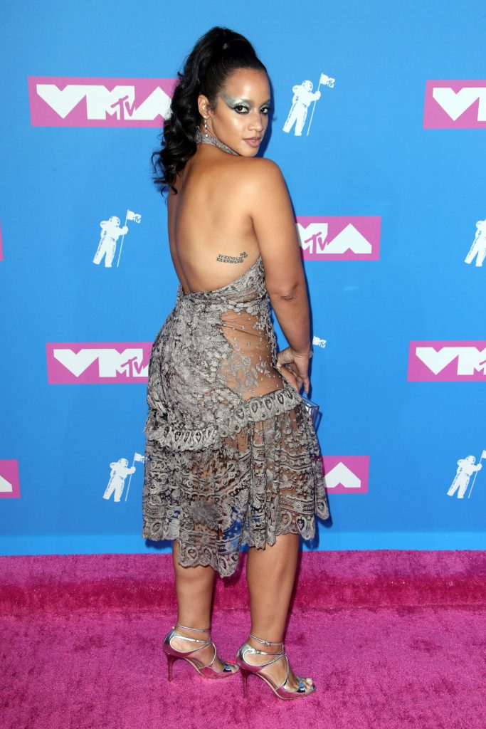 Dascha Polanco shows off her big tits in a see-through dress gallery, pic 32