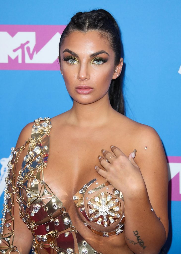 Elettra Lamborghini's see-through dress turning heads at the 2018 MTV Video Music Awards in New York gallery, pic 34