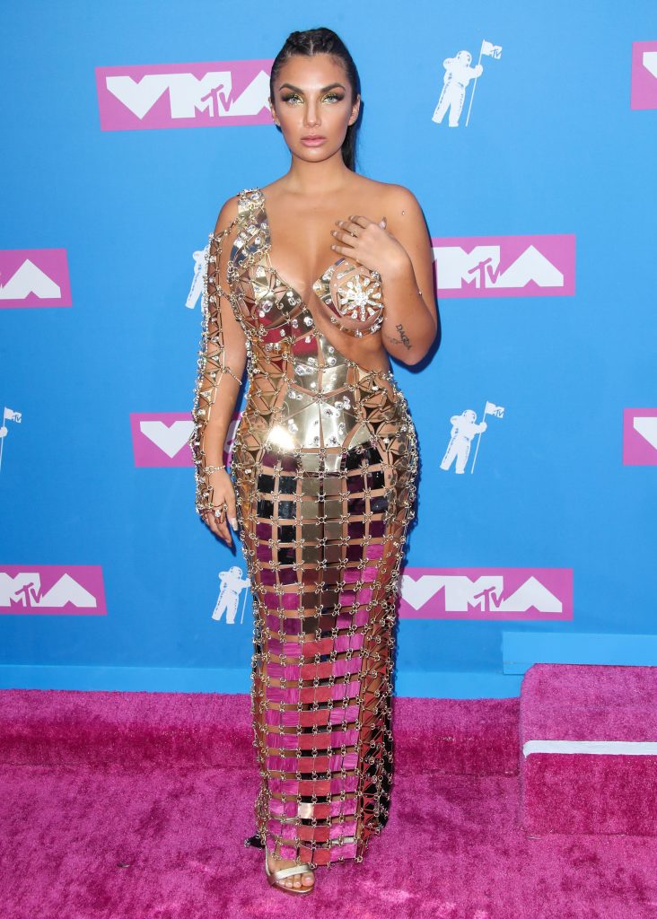 Elettra Lamborghini's see-through dress turning heads at the 2018 MTV Video Music Awards in New York gallery, pic 40