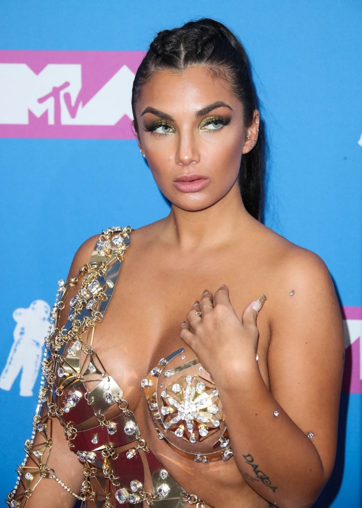 Elettra Lamborghini's see-through dress turning heads at the 2018 MTV Video Music Awards in New York gallery, pic 46