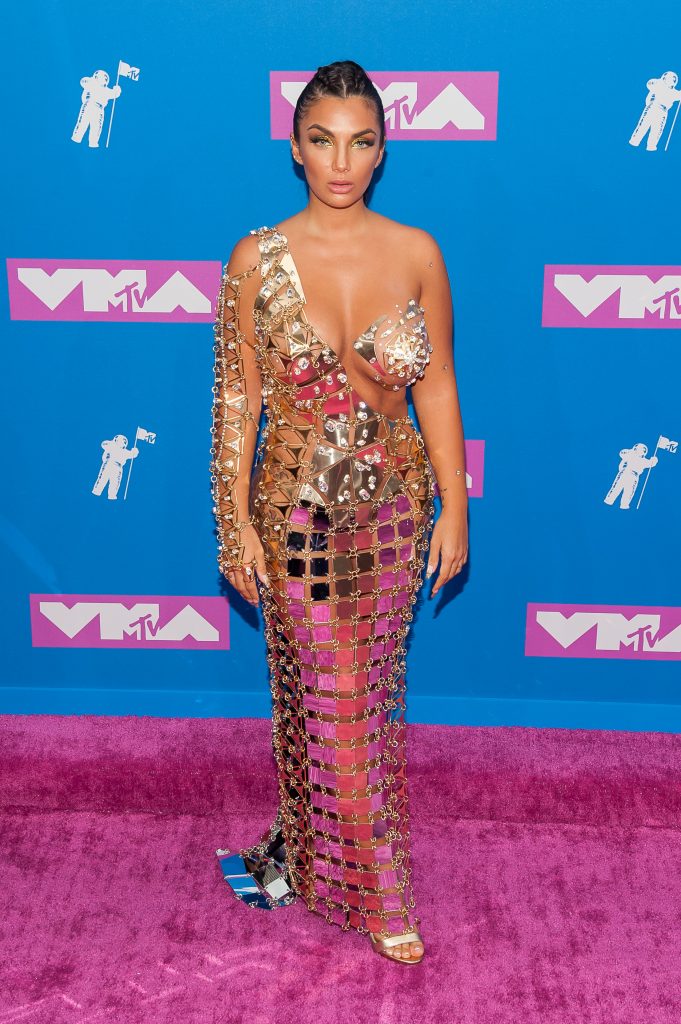 Elettra Lamborghini's see-through dress turning heads at the 2018 MTV Video Music Awards in New York gallery, pic 52