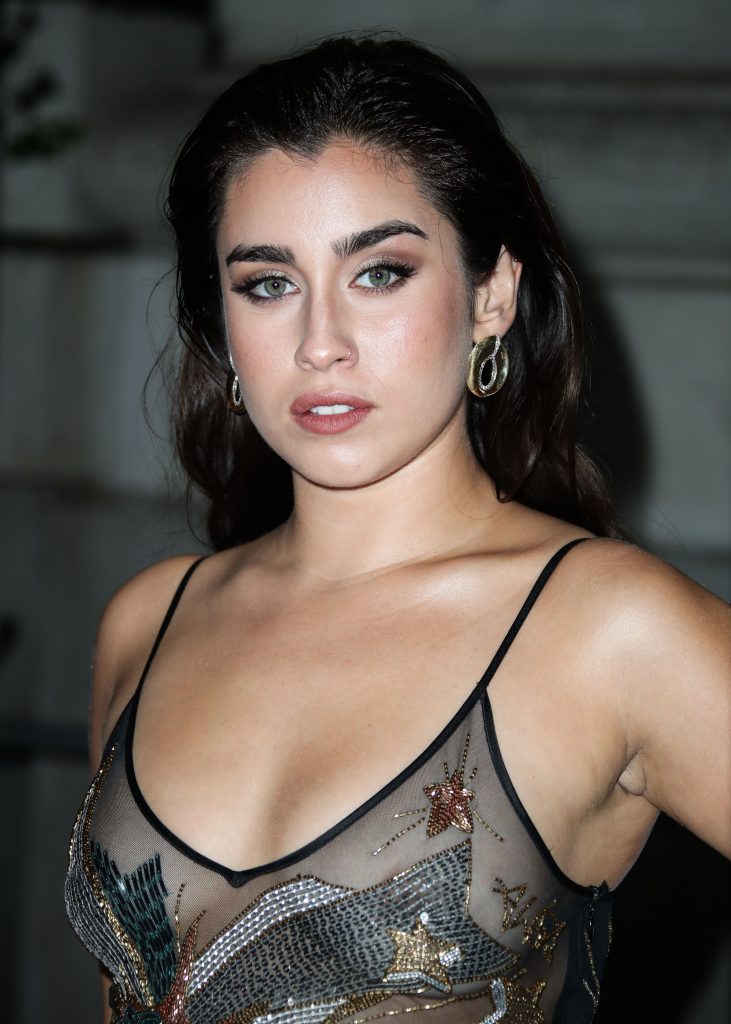 Lauren Jauregui displaying her natural boobs in a see-through dress gallery, pic 48