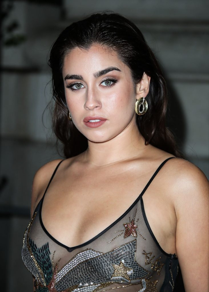 Lauren Jauregui displaying her natural boobs in a see-through dress gallery, pic 60