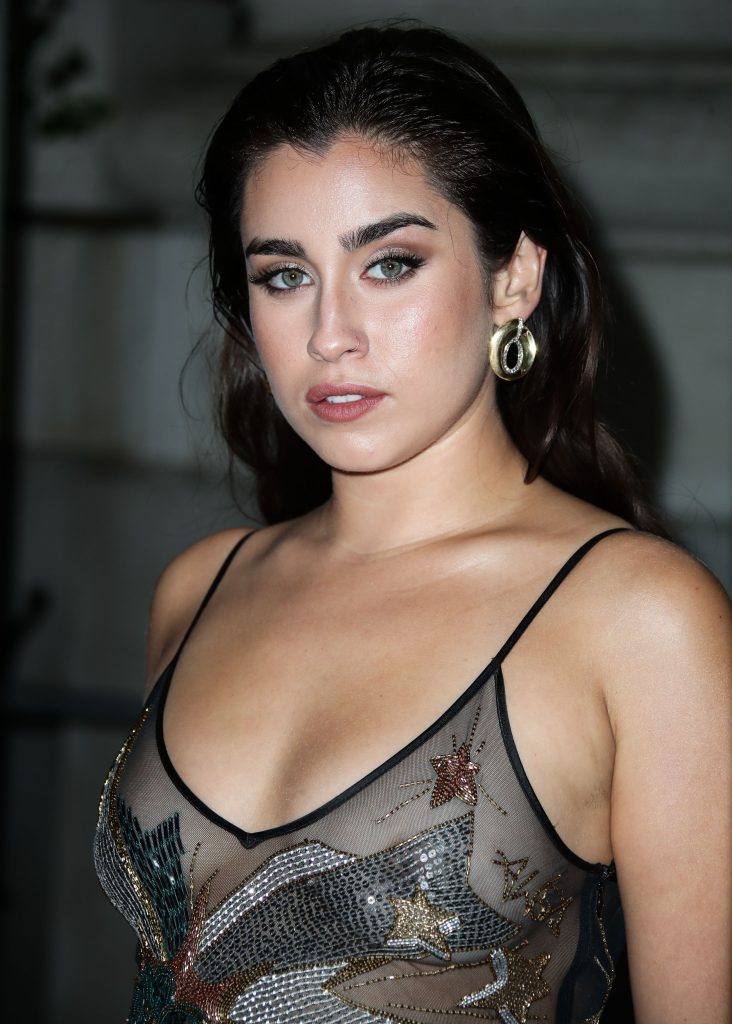 Lauren Jauregui displaying her natural boobs in a see-through dress gallery, pic 62