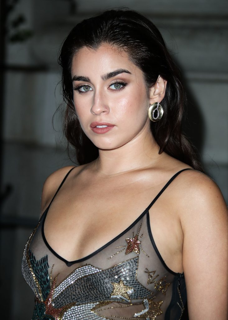 Lauren Jauregui displaying her natural boobs in a see-through dress gallery, pic 78