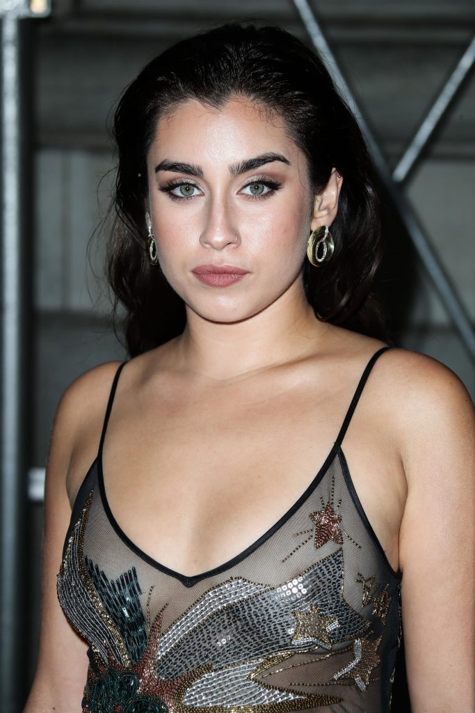 Lauren Jauregui displaying her natural boobs in a see-through dress gallery, pic 86