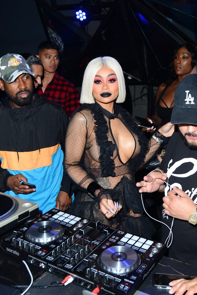 Blac Chyna showcases her ample assets in a see-through black outfit gallery, pic 122