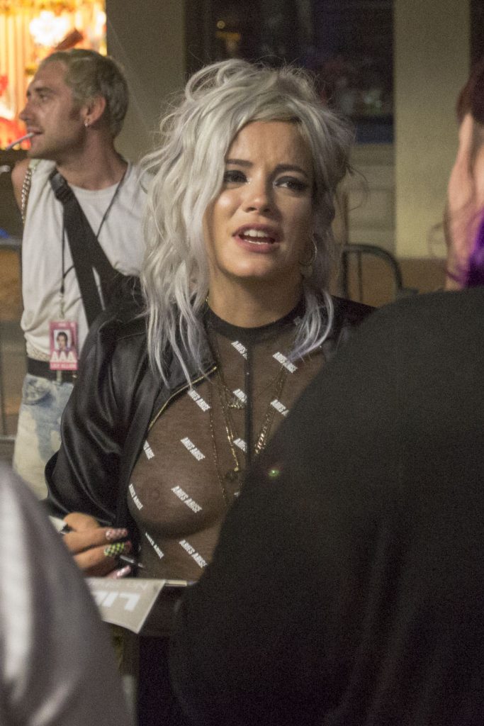 Lily Allen showing her natural tits with no shame whatsoever gallery, pic 56