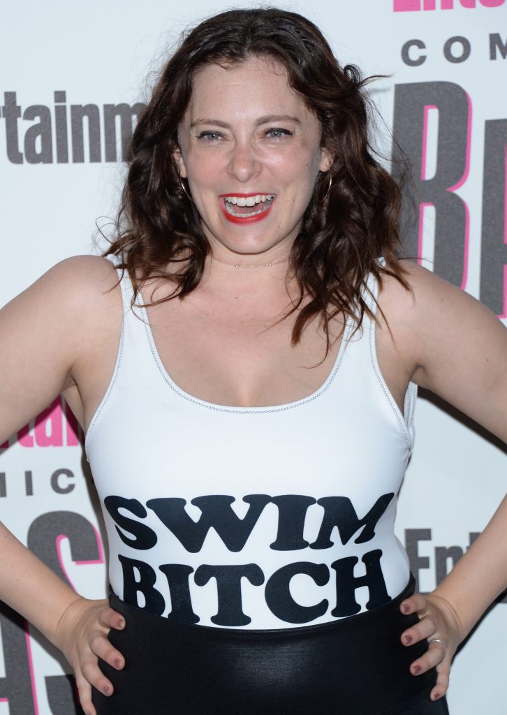 Busty Rachel Bloom puts on a sensational display a tight-fitting white top gallery, pic 40