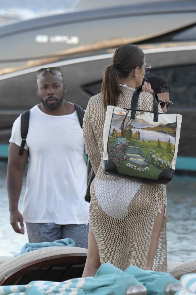 Ashley Graham soaking up the sun in a revealing white bikini gallery, pic 22