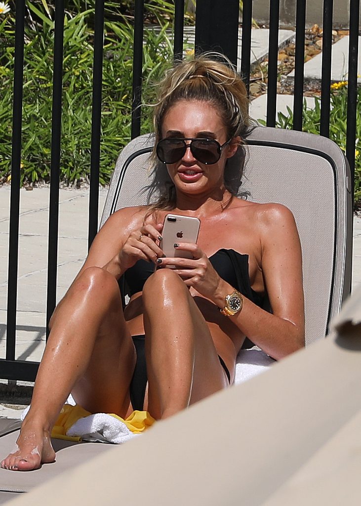 Megan McKenna and Olivia Attwood chilling together, showing off in bikinis gallery, pic 6