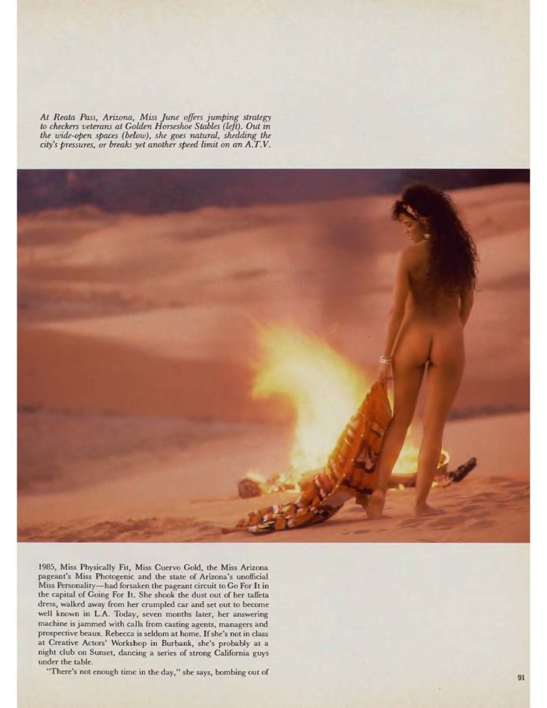 Retro hotness – naked Rebecca Ferratti from the pages of Playboy USA  gallery, pic 12