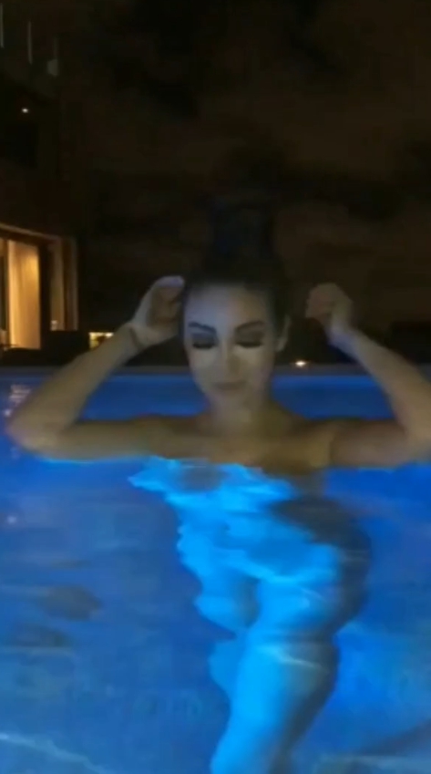 Naked swimming pool videos