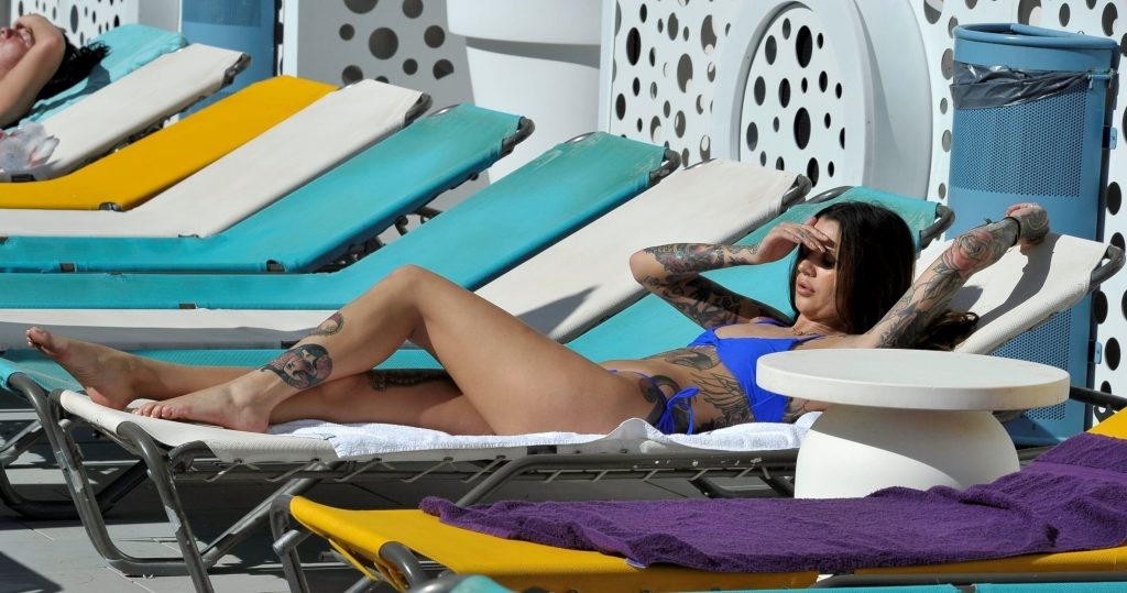 Inked-up celebrity Darylle Sargeant showing her bikini body gallery, pic 74