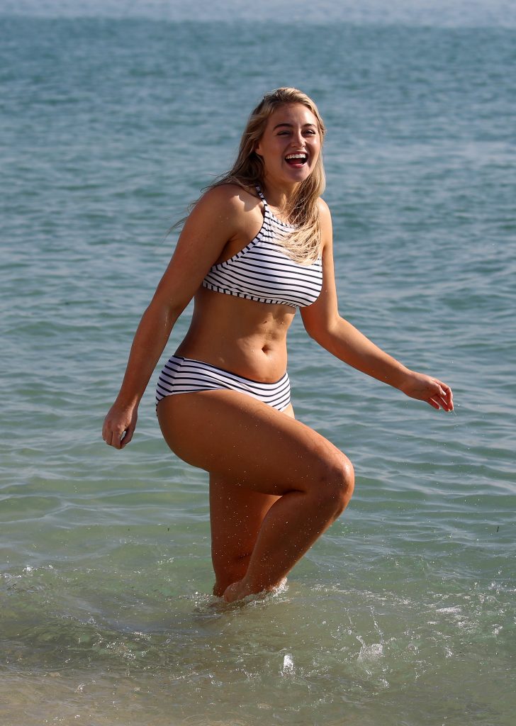 BBW blonde Iskra Lawrence lights up a swimsuit photoshoot gallery, pic 212
