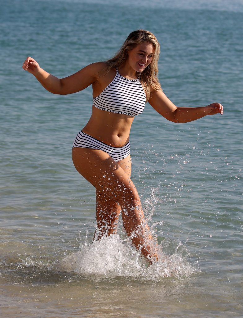 BBW blonde Iskra Lawrence lights up a swimsuit photoshoot gallery, pic 222