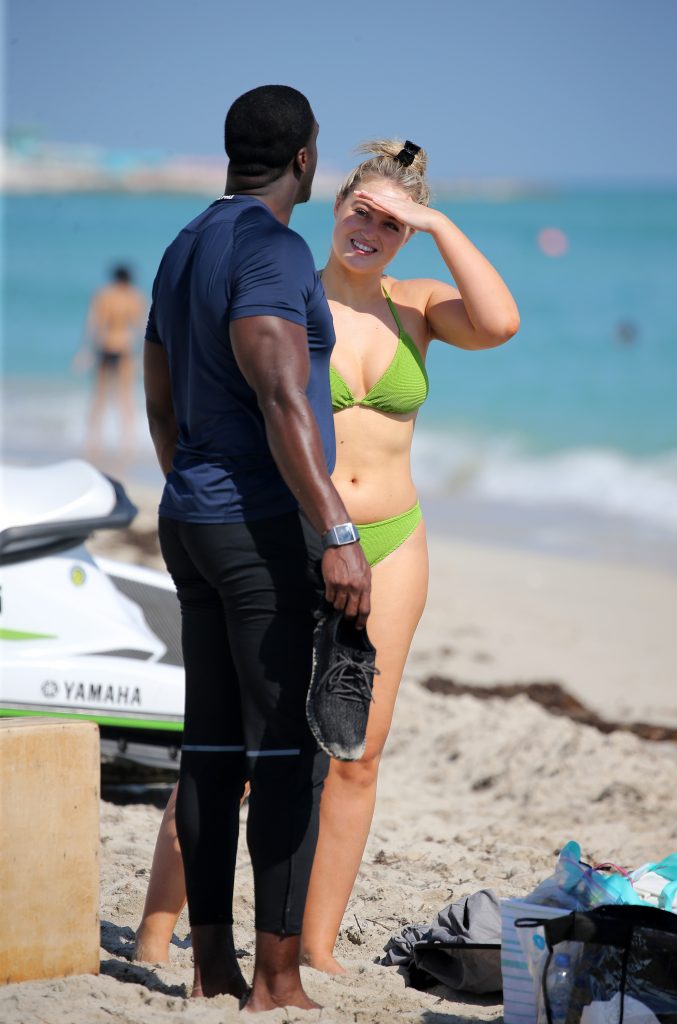 BBW blonde Iskra Lawrence lights up a swimsuit photoshoot gallery, pic 256