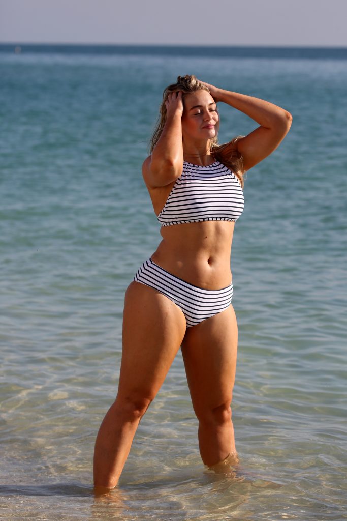 BBW blonde Iskra Lawrence lights up a swimsuit photoshoot gallery, pic 192