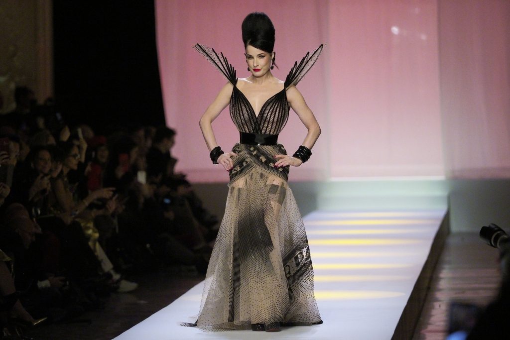 Legendary MILF Dita Von Teese Walks the Runway in a See-Through Dress gallery, pic 20