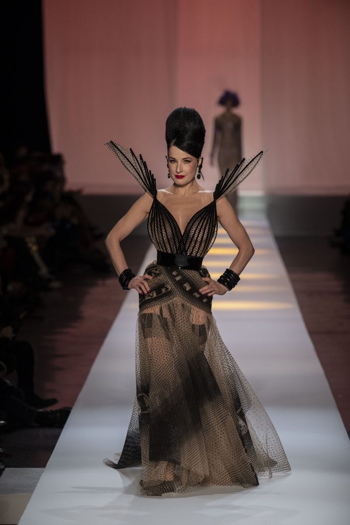 Legendary MILF Dita Von Teese Walks the Runway in a See-Through Dress gallery, pic 22