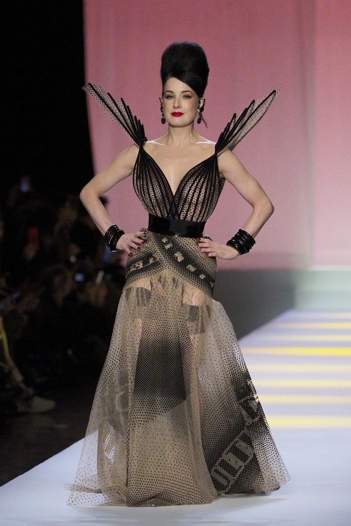 Legendary MILF Dita Von Teese Walks the Runway in a See-Through Dress gallery, pic 38