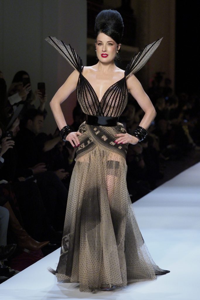 Legendary MILF Dita Von Teese Walks the Runway in a See-Through Dress gallery, pic 40