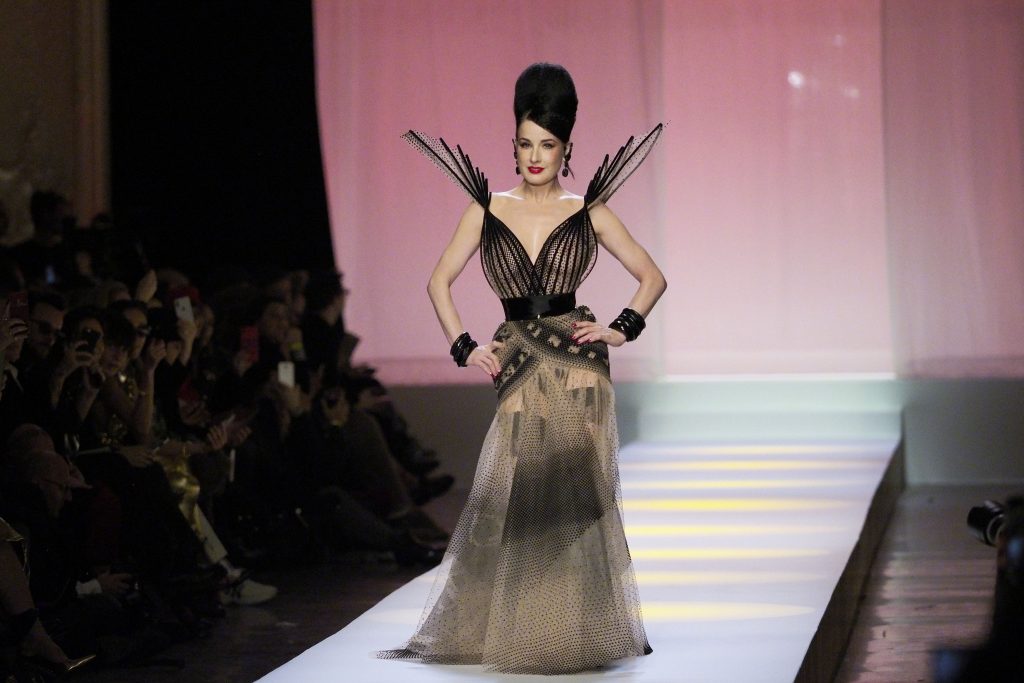 Legendary MILF Dita Von Teese Walks the Runway in a See-Through Dress gallery, pic 42