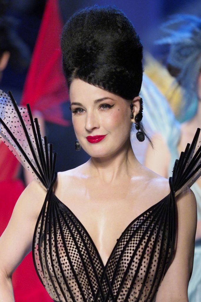 Legendary MILF Dita Von Teese Walks the Runway in a See-Through Dress gallery, pic 44