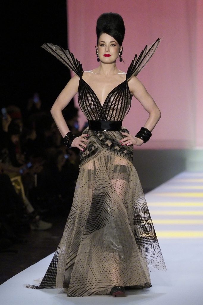 Legendary MILF Dita Von Teese Walks the Runway in a See-Through Dress gallery, pic 46