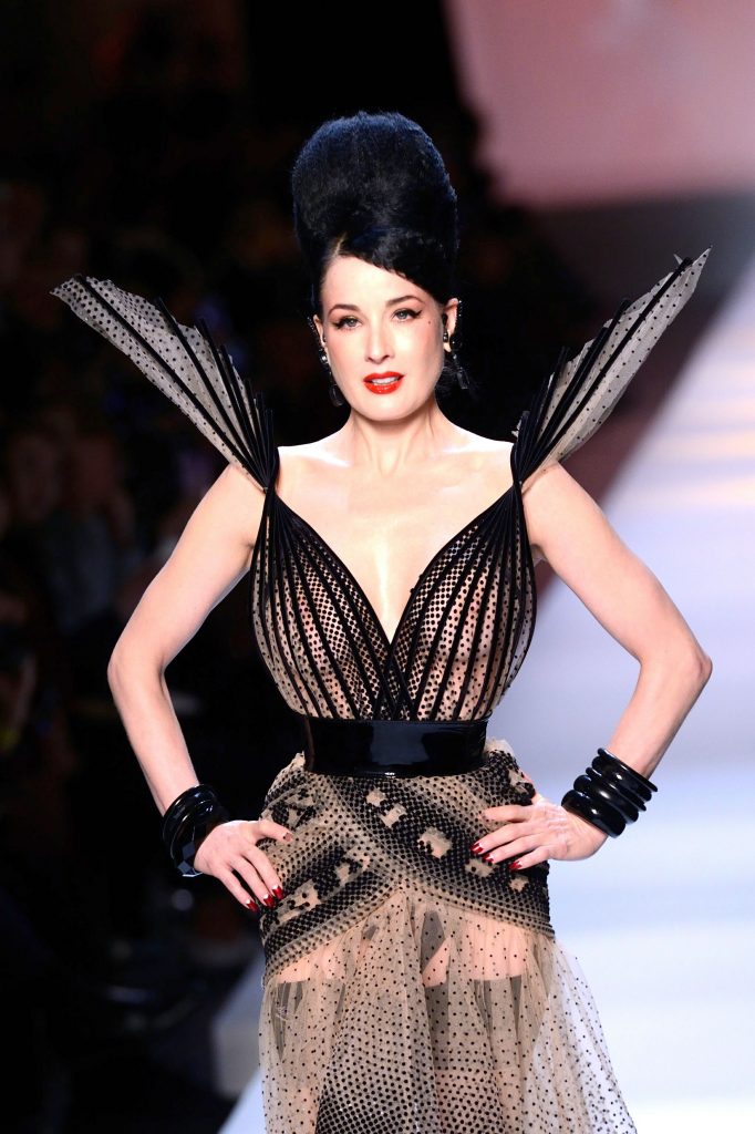 Legendary MILF Dita Von Teese Walks the Runway in a See-Through Dress gallery, pic 50