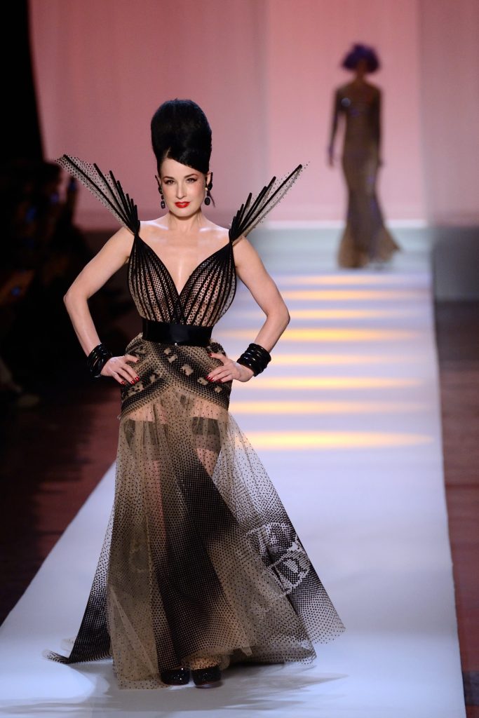 Legendary MILF Dita Von Teese Walks the Runway in a See-Through Dress gallery, pic 58