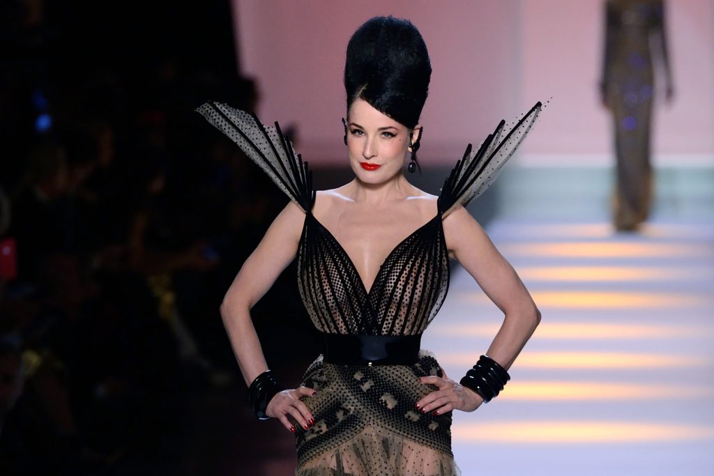 Legendary MILF Dita Von Teese Walks the Runway in a See-Through Dress gallery, pic 62