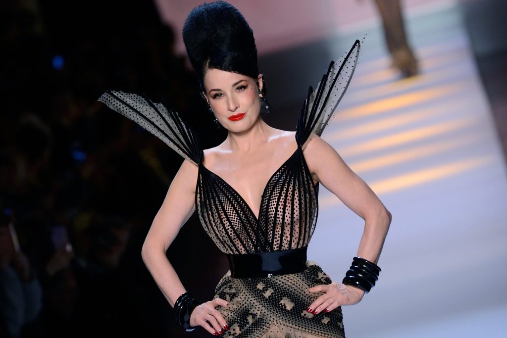 Legendary MILF Dita Von Teese Walks the Runway in a See-Through Dress gallery, pic 66