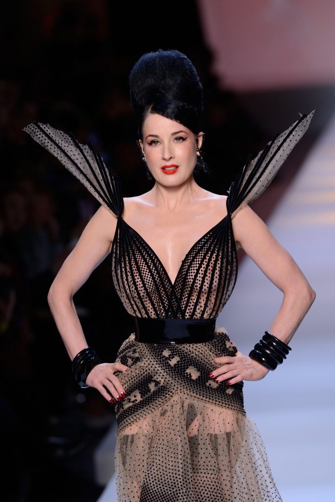 Legendary MILF Dita Von Teese Walks the Runway in a See-Through Dress gallery, pic 70