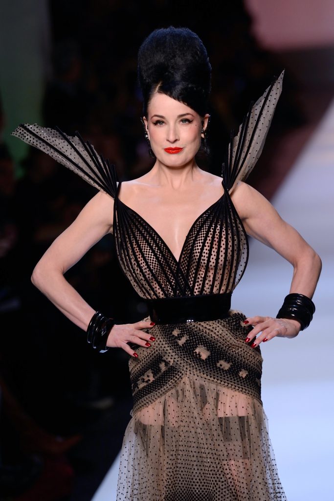 Legendary MILF Dita Von Teese Walks the Runway in a See-Through Dress gallery, pic 76