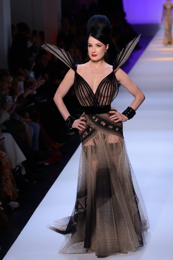 Legendary MILF Dita Von Teese Walks the Runway in a See-Through Dress gallery, pic 78